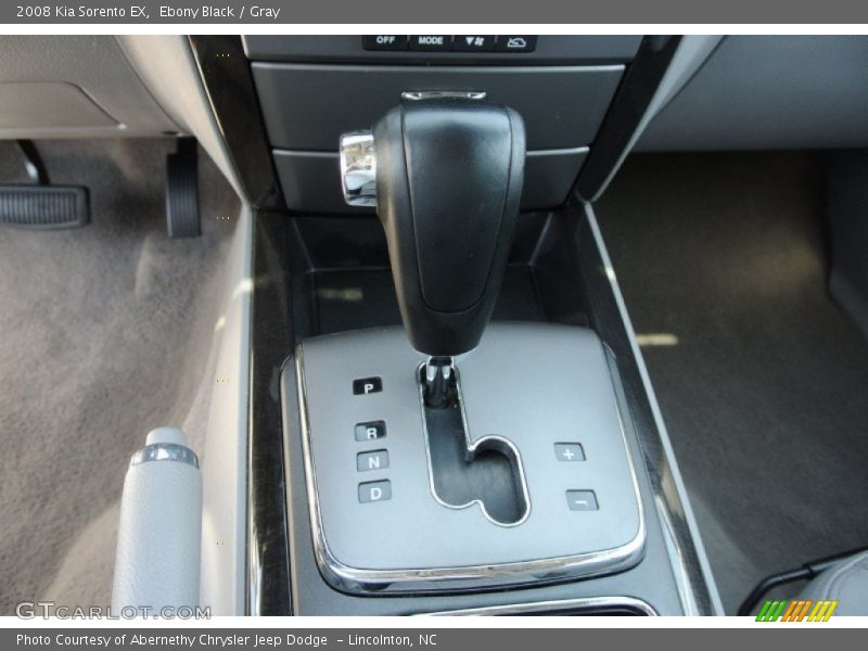 Ebony Black / Gray 2008 Kia Sorento EX