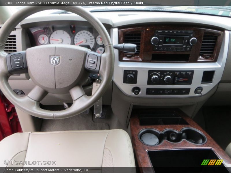 Dashboard of 2008 Ram 2500 Laramie Mega Cab 4x4