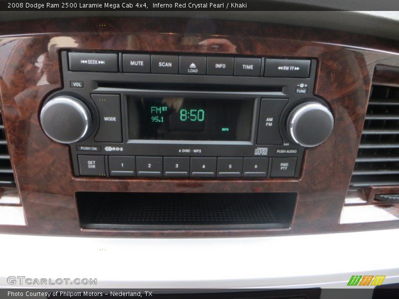 Audio System of 2008 Ram 2500 Laramie Mega Cab 4x4