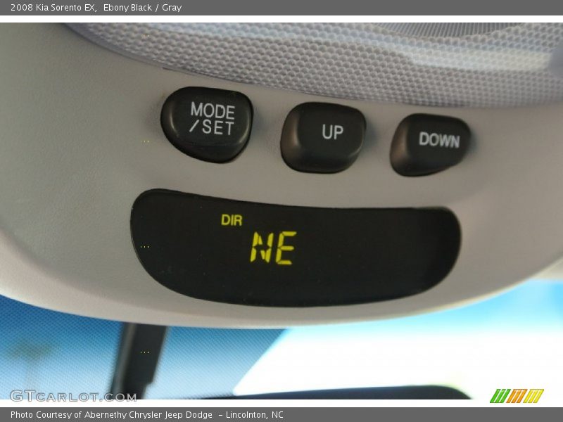 Ebony Black / Gray 2008 Kia Sorento EX