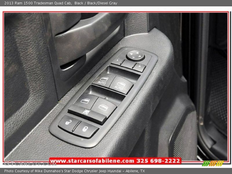 Black / Black/Diesel Gray 2013 Ram 1500 Tradesman Quad Cab