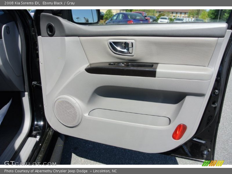 Ebony Black / Gray 2008 Kia Sorento EX