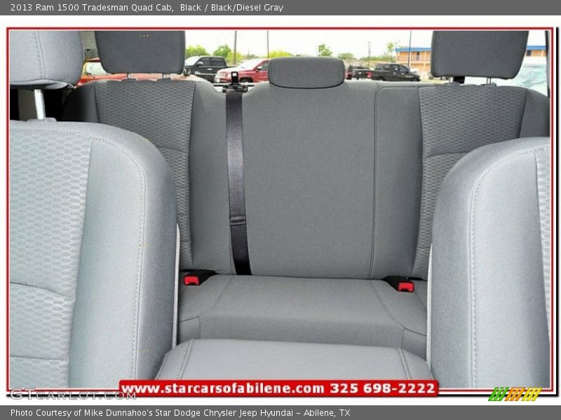 Black / Black/Diesel Gray 2013 Ram 1500 Tradesman Quad Cab