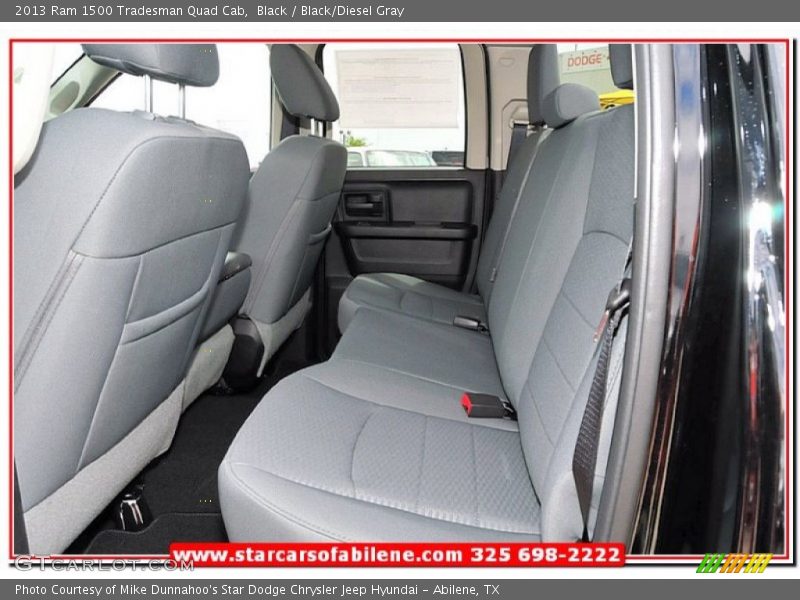 Black / Black/Diesel Gray 2013 Ram 1500 Tradesman Quad Cab