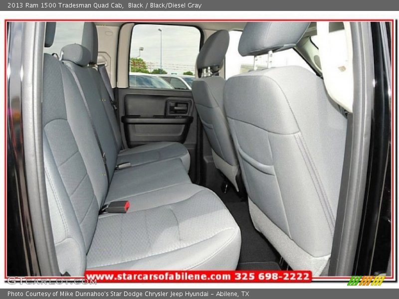 Black / Black/Diesel Gray 2013 Ram 1500 Tradesman Quad Cab