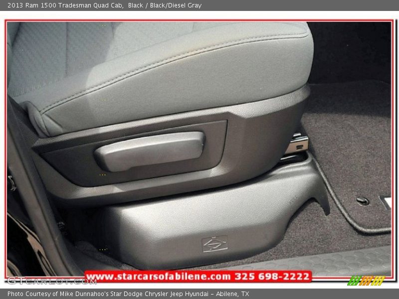 Black / Black/Diesel Gray 2013 Ram 1500 Tradesman Quad Cab