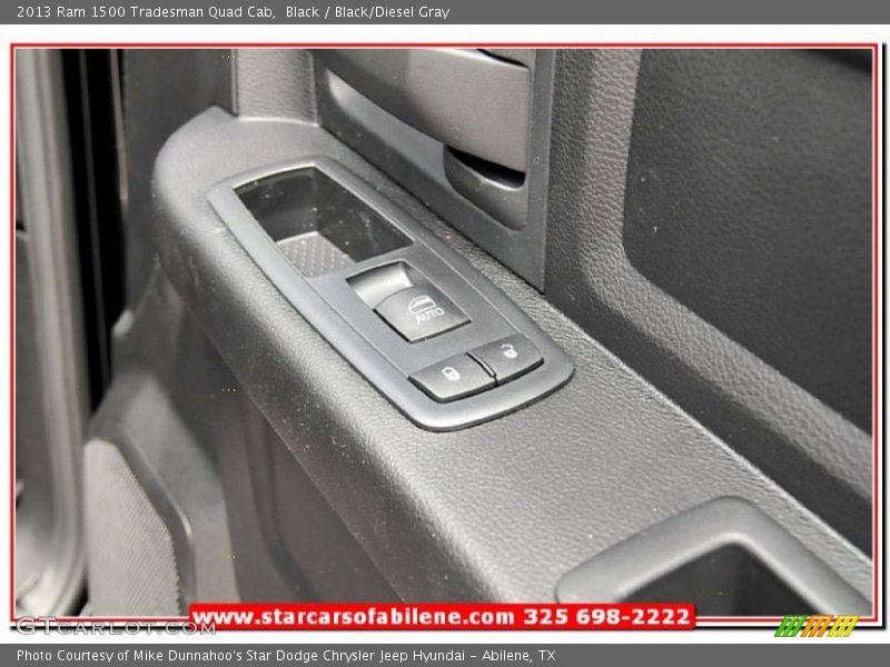 Black / Black/Diesel Gray 2013 Ram 1500 Tradesman Quad Cab