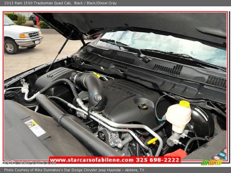 Black / Black/Diesel Gray 2013 Ram 1500 Tradesman Quad Cab