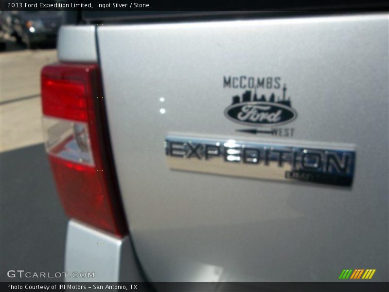 Ingot Silver / Stone 2013 Ford Expedition Limited