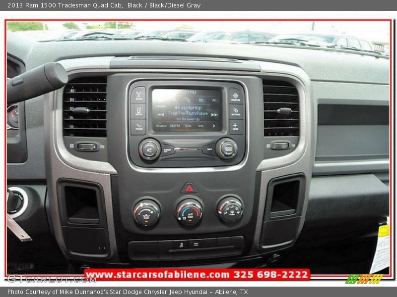 Black / Black/Diesel Gray 2013 Ram 1500 Tradesman Quad Cab