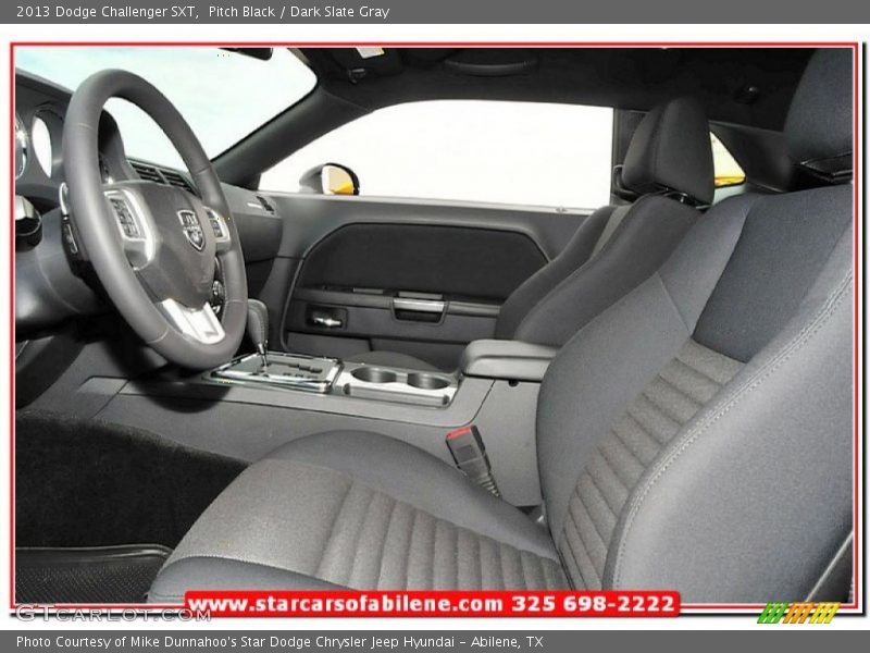 Pitch Black / Dark Slate Gray 2013 Dodge Challenger SXT