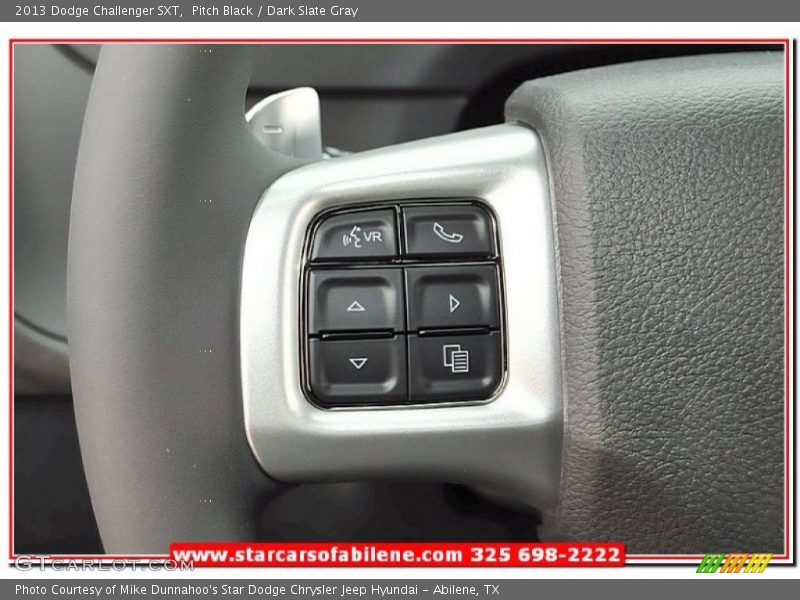 Pitch Black / Dark Slate Gray 2013 Dodge Challenger SXT