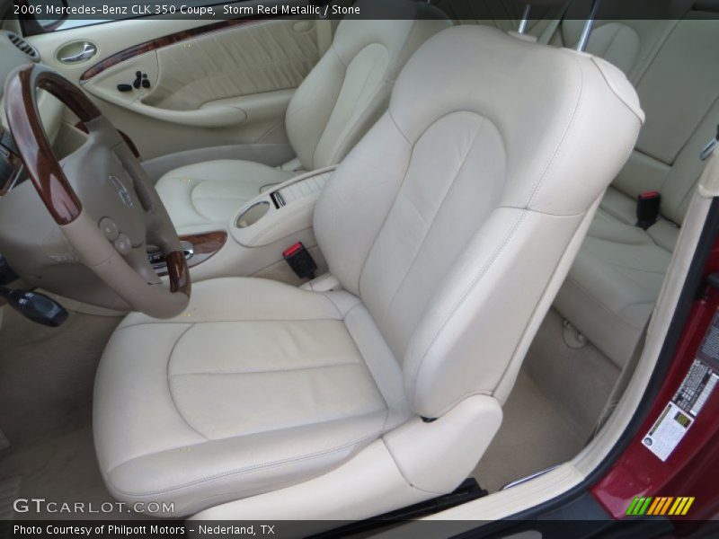 Front Seat of 2006 CLK 350 Coupe