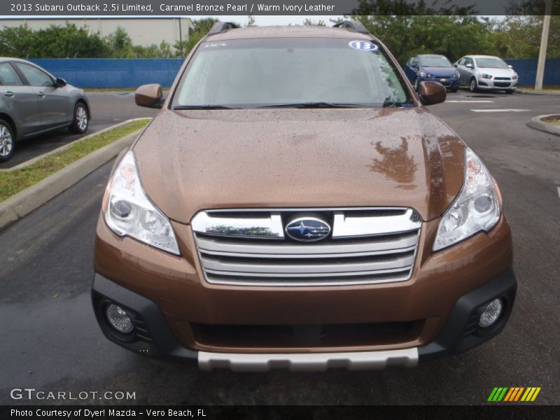 Caramel Bronze Pearl / Warm Ivory Leather 2013 Subaru Outback 2.5i Limited