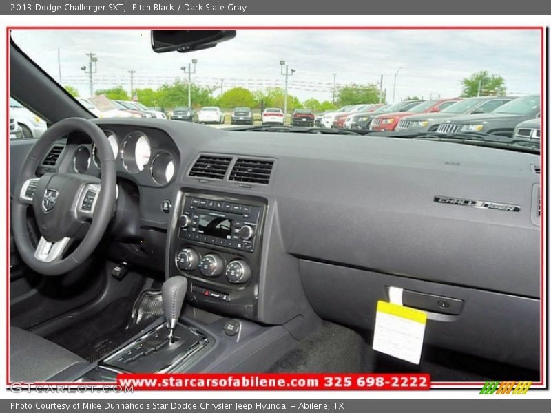 Pitch Black / Dark Slate Gray 2013 Dodge Challenger SXT