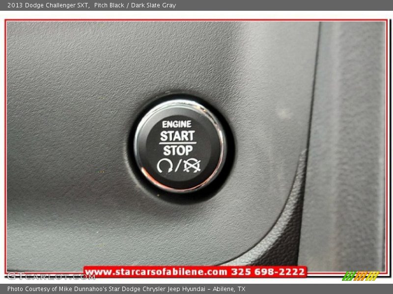 Pitch Black / Dark Slate Gray 2013 Dodge Challenger SXT