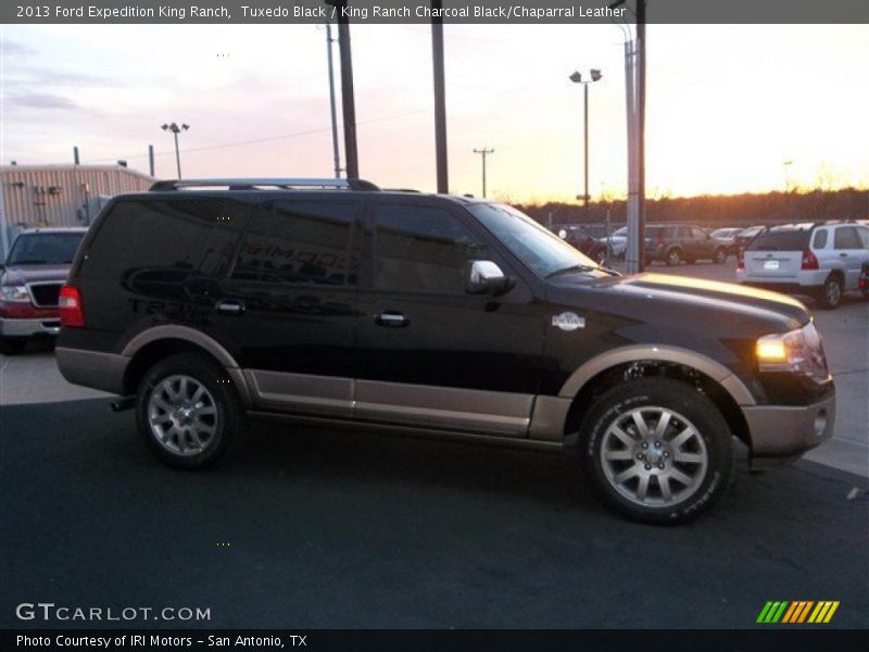 Tuxedo Black / King Ranch Charcoal Black/Chaparral Leather 2013 Ford Expedition King Ranch