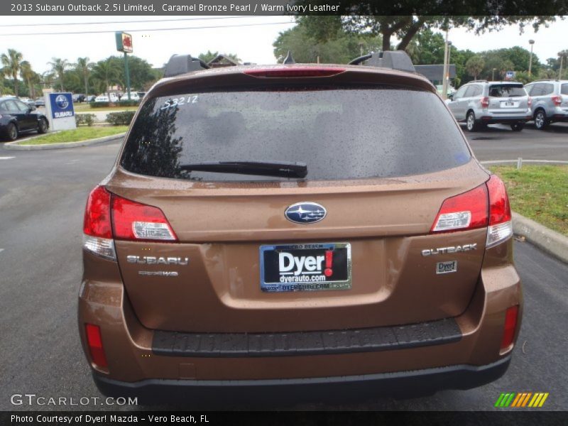 Caramel Bronze Pearl / Warm Ivory Leather 2013 Subaru Outback 2.5i Limited