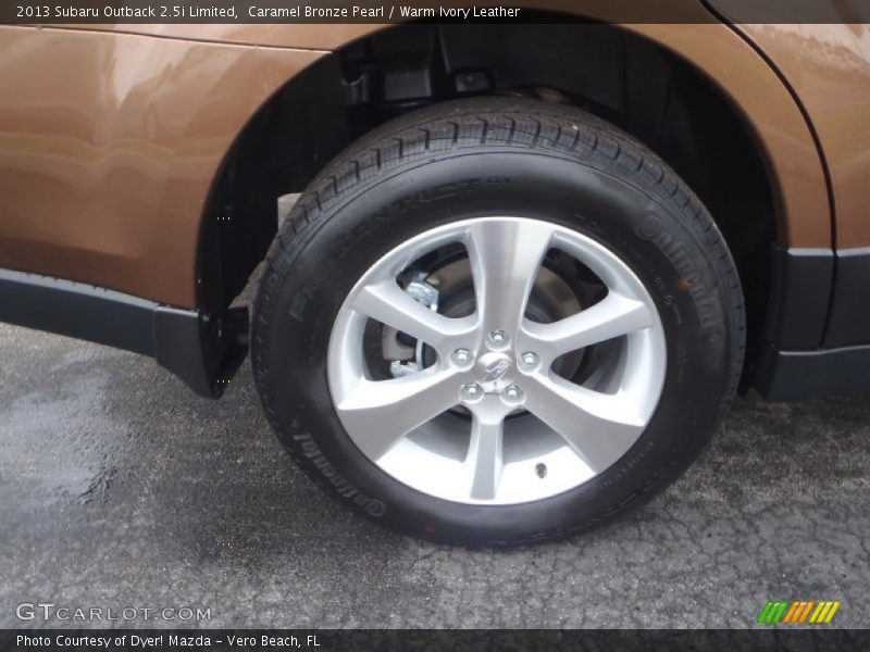 Caramel Bronze Pearl / Warm Ivory Leather 2013 Subaru Outback 2.5i Limited