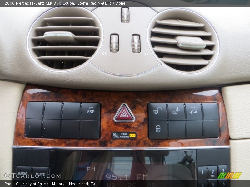 Controls of 2006 CLK 350 Coupe