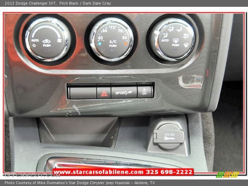 Pitch Black / Dark Slate Gray 2013 Dodge Challenger SXT