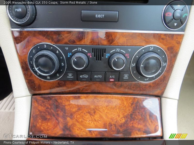 Controls of 2006 CLK 350 Coupe