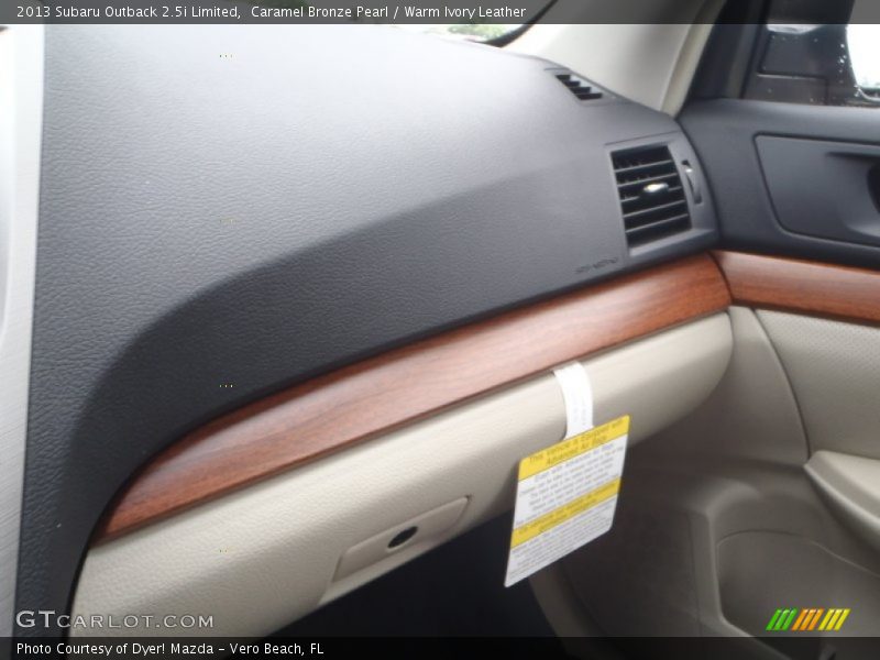 Caramel Bronze Pearl / Warm Ivory Leather 2013 Subaru Outback 2.5i Limited