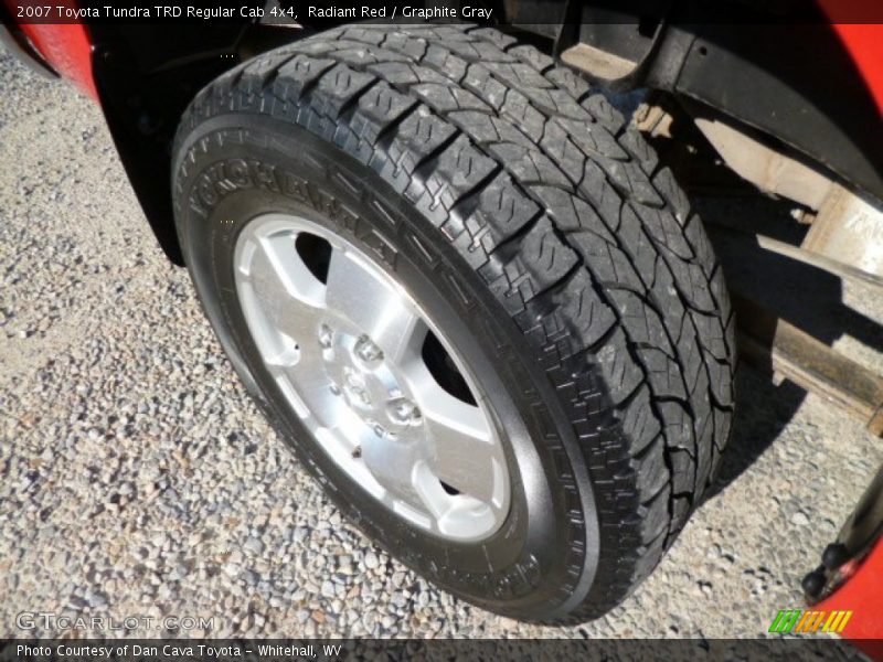 Radiant Red / Graphite Gray 2007 Toyota Tundra TRD Regular Cab 4x4