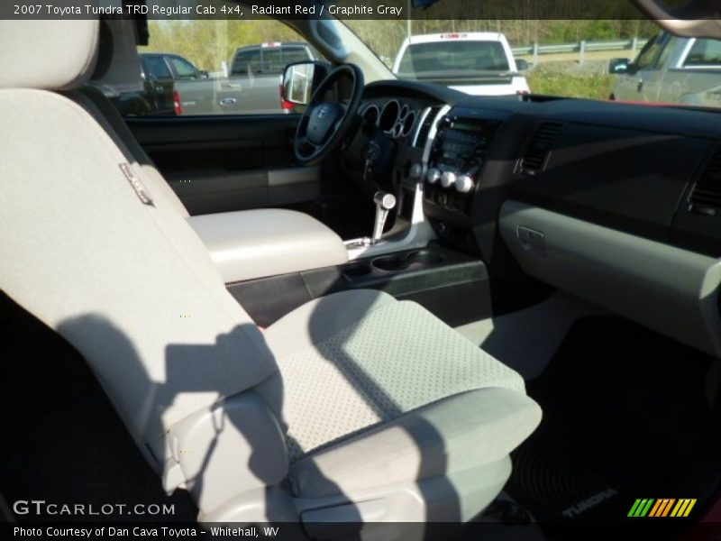 Radiant Red / Graphite Gray 2007 Toyota Tundra TRD Regular Cab 4x4