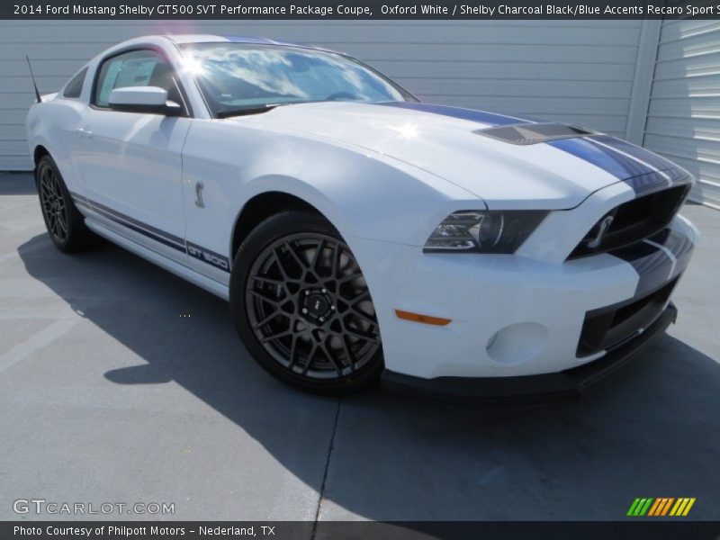Front 3/4 View of 2014 Mustang Shelby GT500 SVT Performance Package Coupe