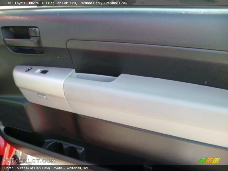 Radiant Red / Graphite Gray 2007 Toyota Tundra TRD Regular Cab 4x4