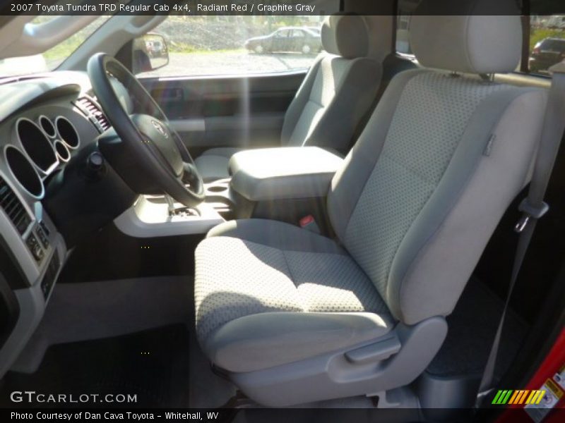 Radiant Red / Graphite Gray 2007 Toyota Tundra TRD Regular Cab 4x4