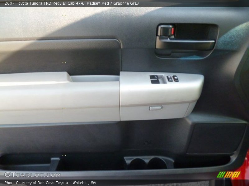 Radiant Red / Graphite Gray 2007 Toyota Tundra TRD Regular Cab 4x4