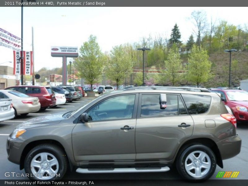 Pyrite Metallic / Sand Beige 2011 Toyota RAV4 I4 4WD