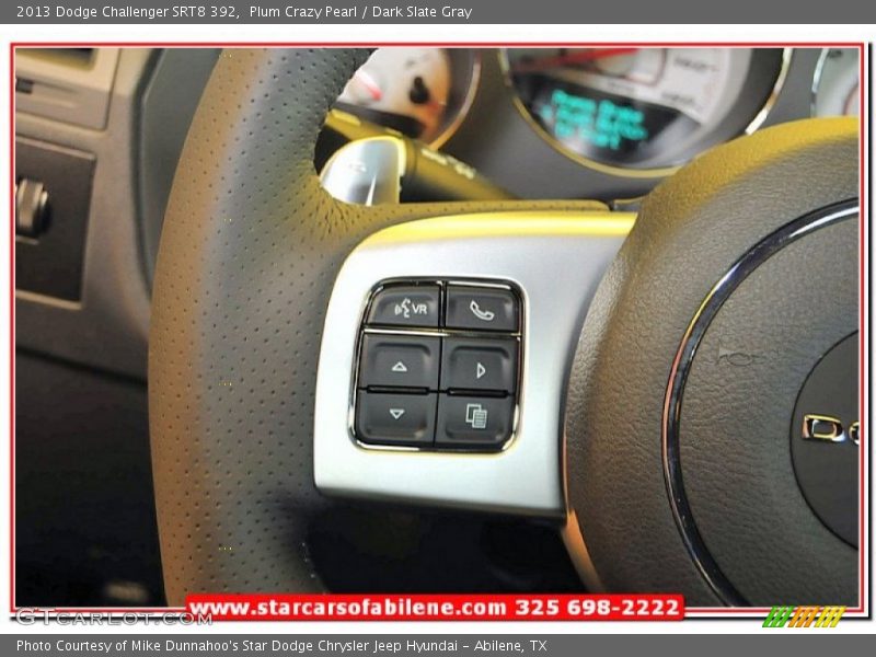 Plum Crazy Pearl / Dark Slate Gray 2013 Dodge Challenger SRT8 392