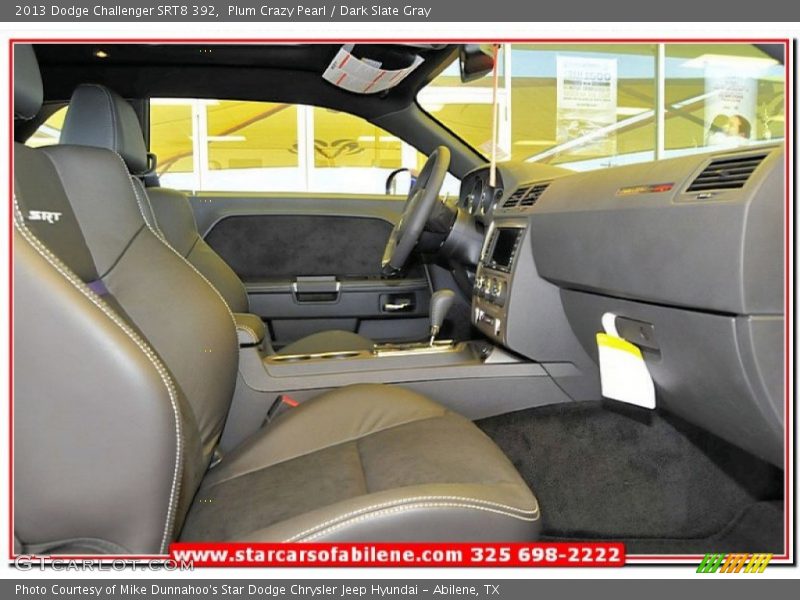 Plum Crazy Pearl / Dark Slate Gray 2013 Dodge Challenger SRT8 392