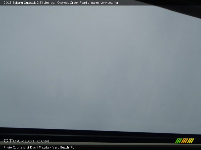 Cypress Green Pearl / Warm Ivory Leather 2013 Subaru Outback 2.5i Limited