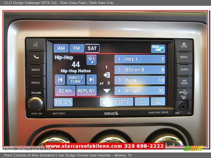 Plum Crazy Pearl / Dark Slate Gray 2013 Dodge Challenger SRT8 392