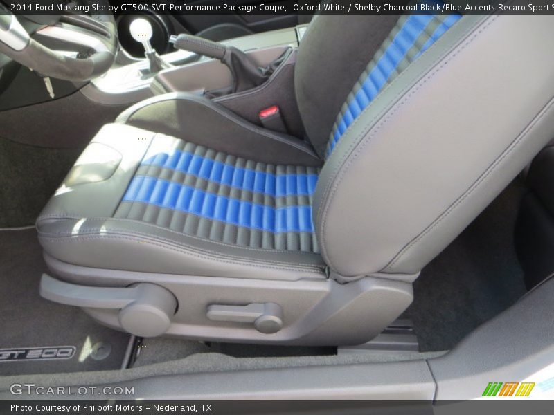 Front Seat of 2014 Mustang Shelby GT500 SVT Performance Package Coupe
