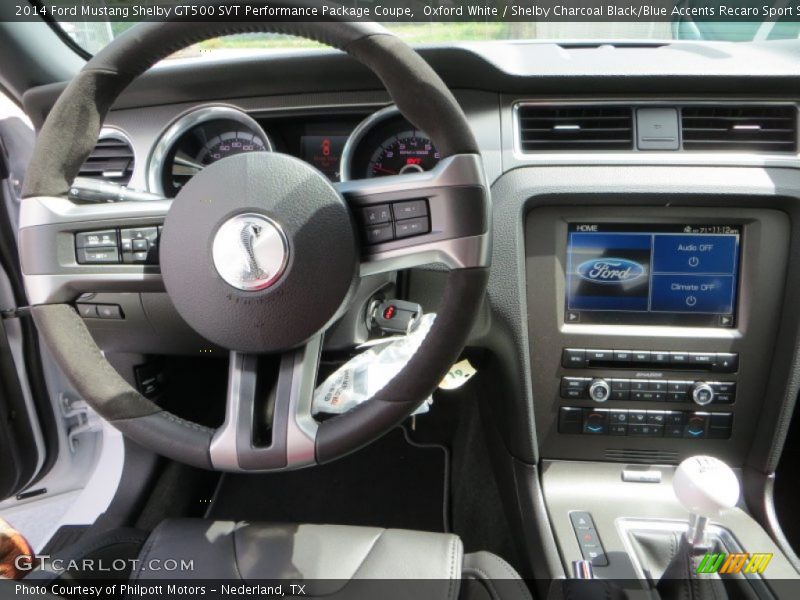 Dashboard of 2014 Mustang Shelby GT500 SVT Performance Package Coupe