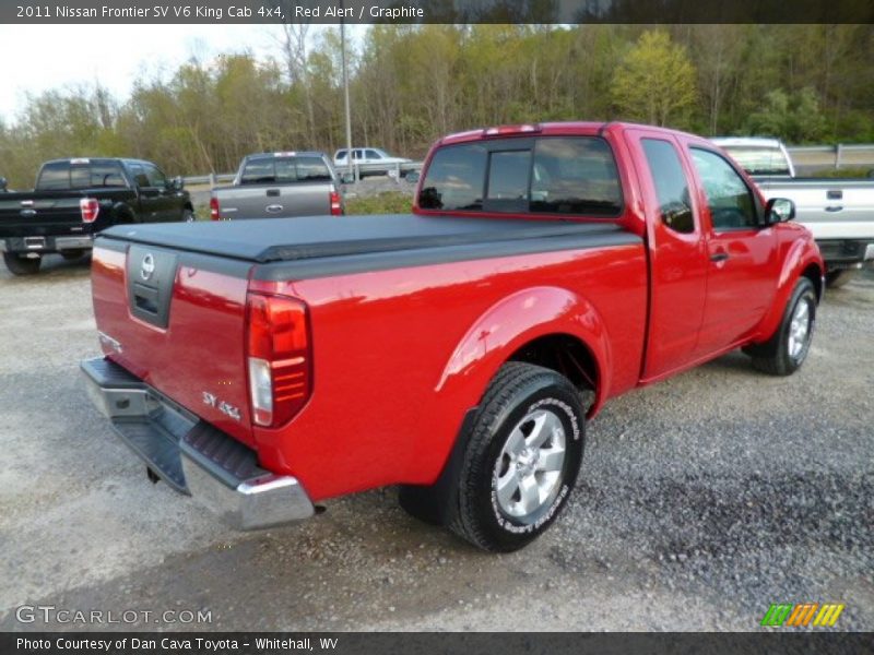 Red Alert / Graphite 2011 Nissan Frontier SV V6 King Cab 4x4