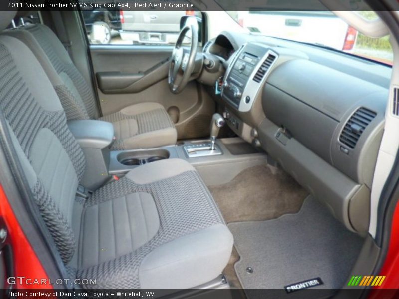 Red Alert / Graphite 2011 Nissan Frontier SV V6 King Cab 4x4