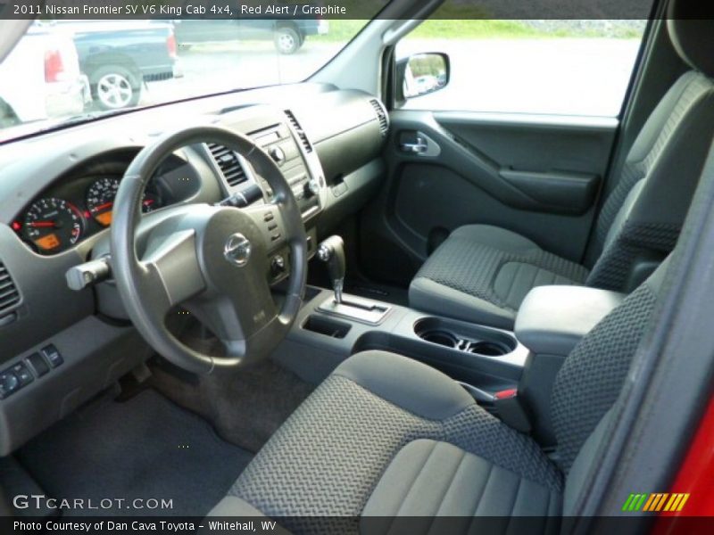 Red Alert / Graphite 2011 Nissan Frontier SV V6 King Cab 4x4