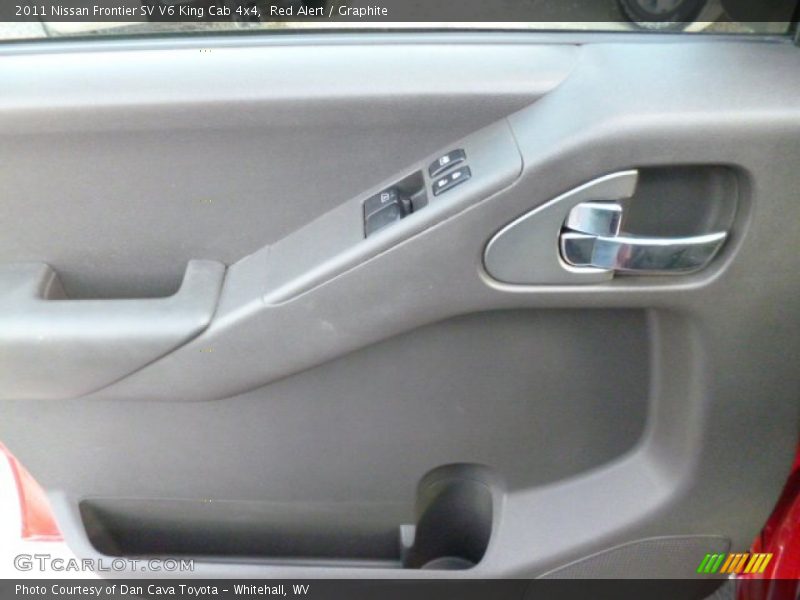 Red Alert / Graphite 2011 Nissan Frontier SV V6 King Cab 4x4