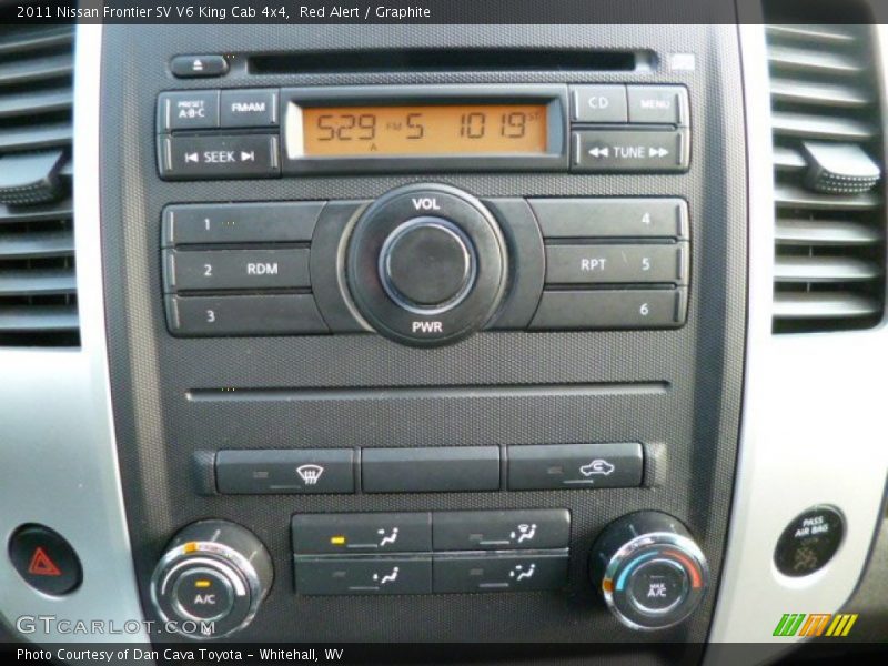 Red Alert / Graphite 2011 Nissan Frontier SV V6 King Cab 4x4