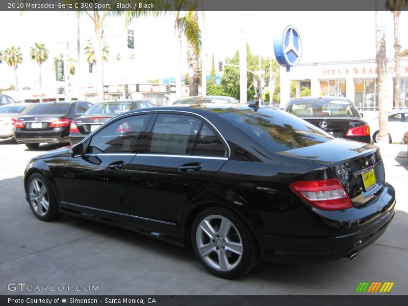 Black / Black 2010 Mercedes-Benz C 300 Sport