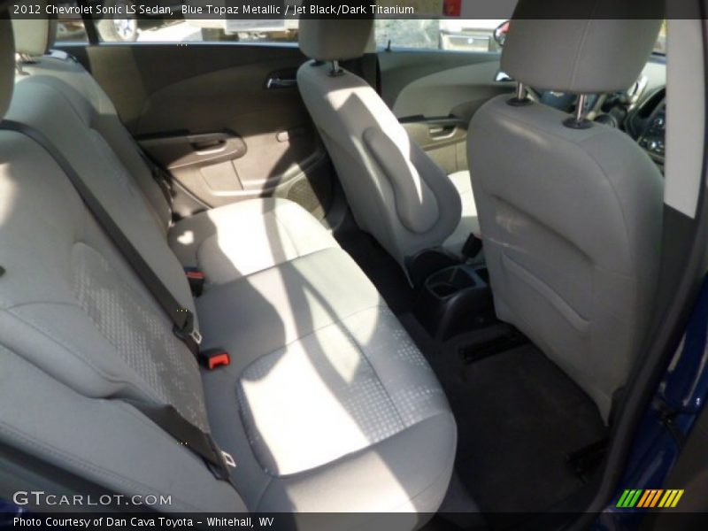 Blue Topaz Metallic / Jet Black/Dark Titanium 2012 Chevrolet Sonic LS Sedan