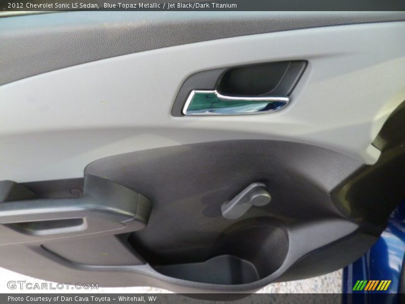 Blue Topaz Metallic / Jet Black/Dark Titanium 2012 Chevrolet Sonic LS Sedan