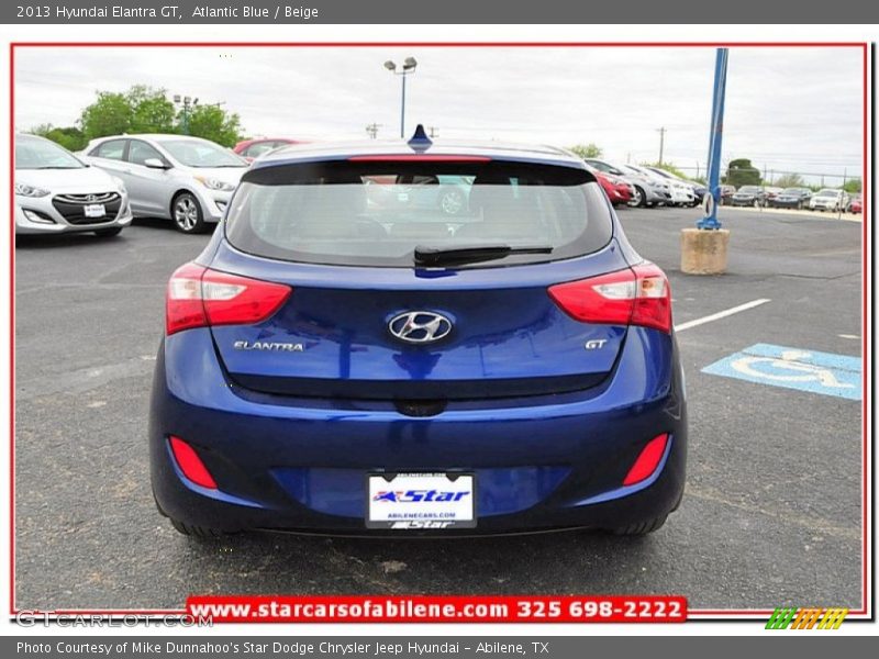 Atlantic Blue / Beige 2013 Hyundai Elantra GT