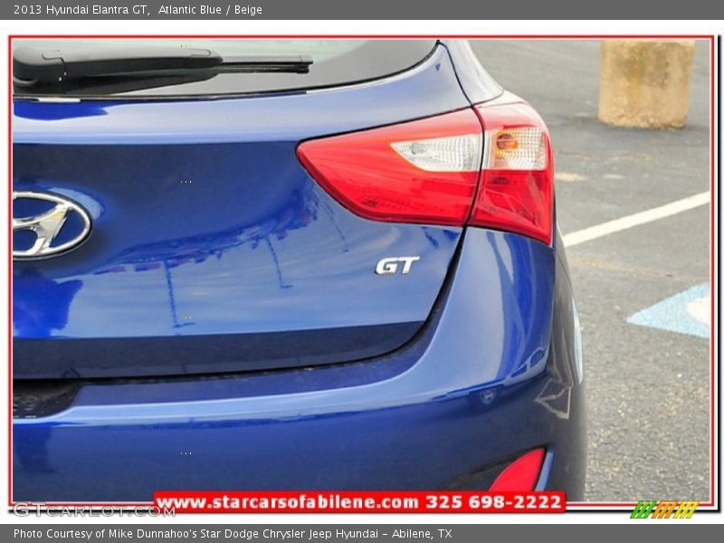 Atlantic Blue / Beige 2013 Hyundai Elantra GT